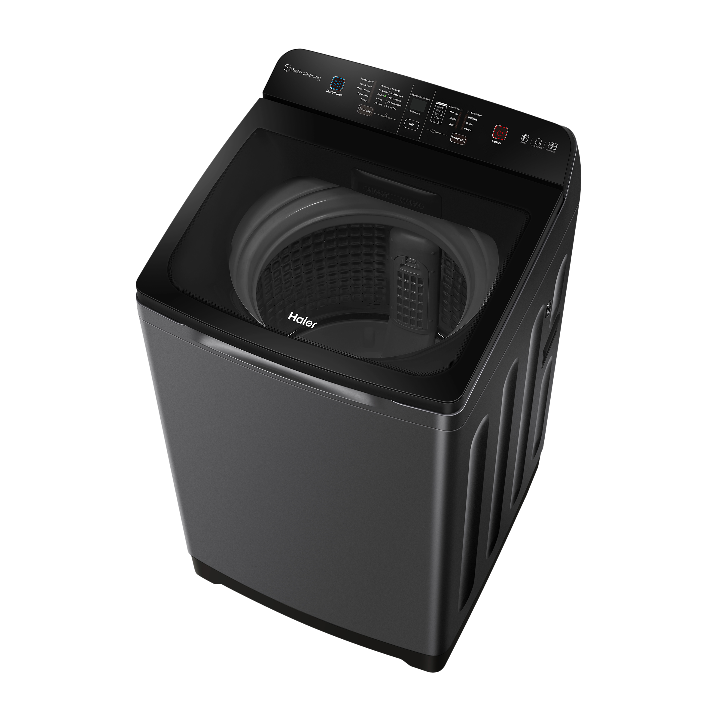 Haier 8 Kg 5 Star Fully Automatic Top Load Washing Machine (HSW80-678ES8NOIDA, Energy Saving, Dark Jade Silver)