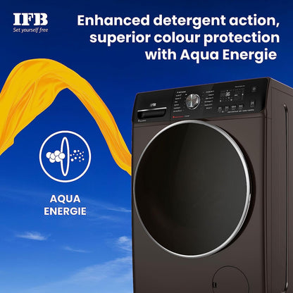 IFB 10 kg 5 Star Inverter Fully Automatic Front Load Washing Machine (Executive Plus MXC, Voice Enabled, Mocha)