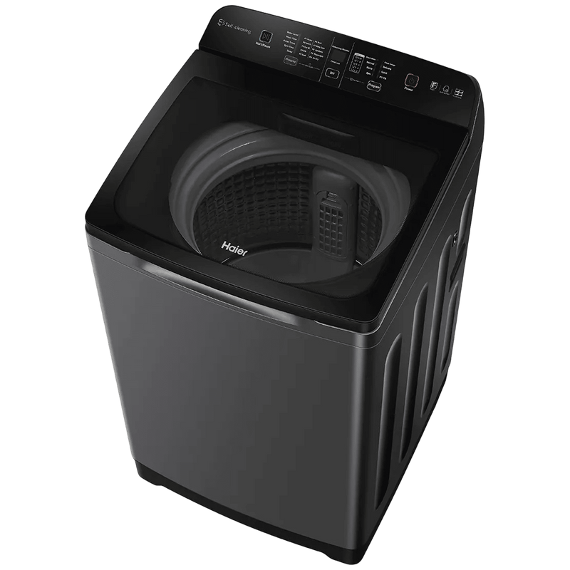 Haier 9 kg 5 Star Fully Automatic Top Load Washing Machine (HSW90-678ES8, Air Dry, Dark Jade Silver)