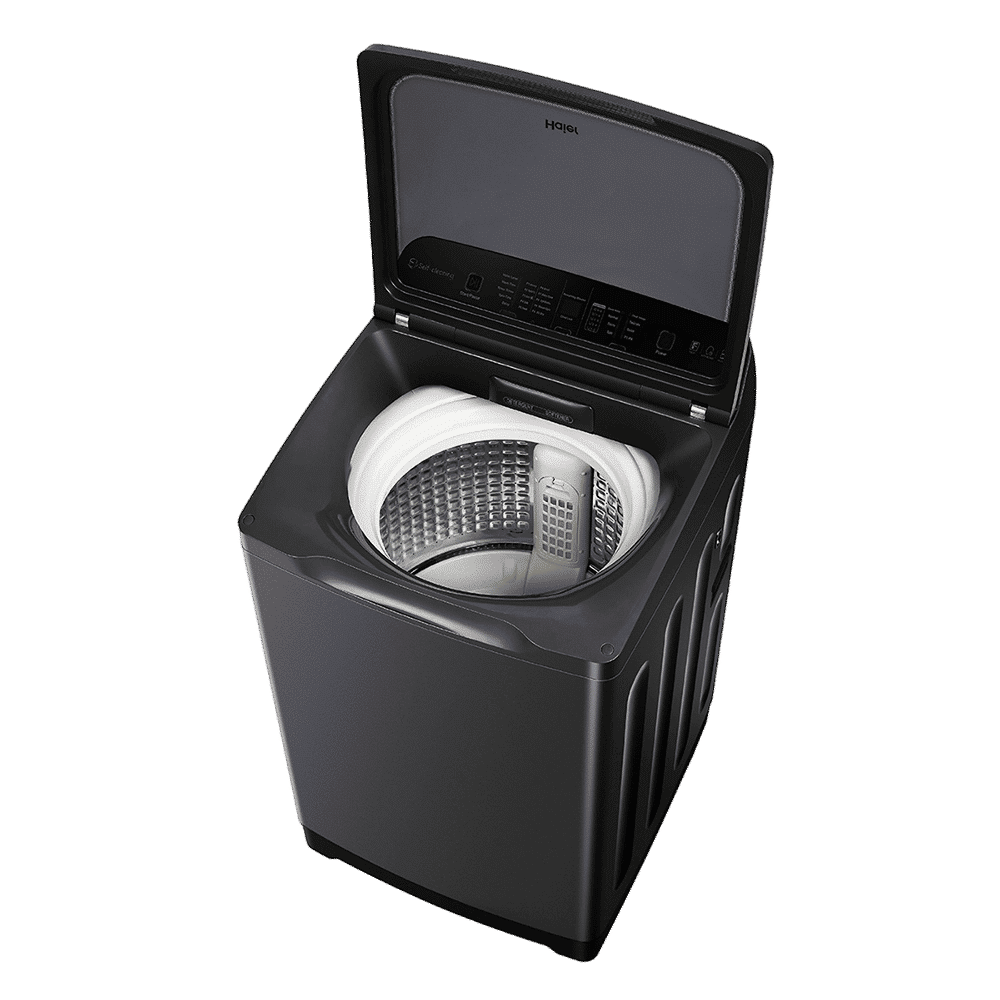 Haier 9 kg 5 Star Fully Automatic Top Load Washing Machine (HSW90-678ES8, Air Dry, Dark Jade Silver)