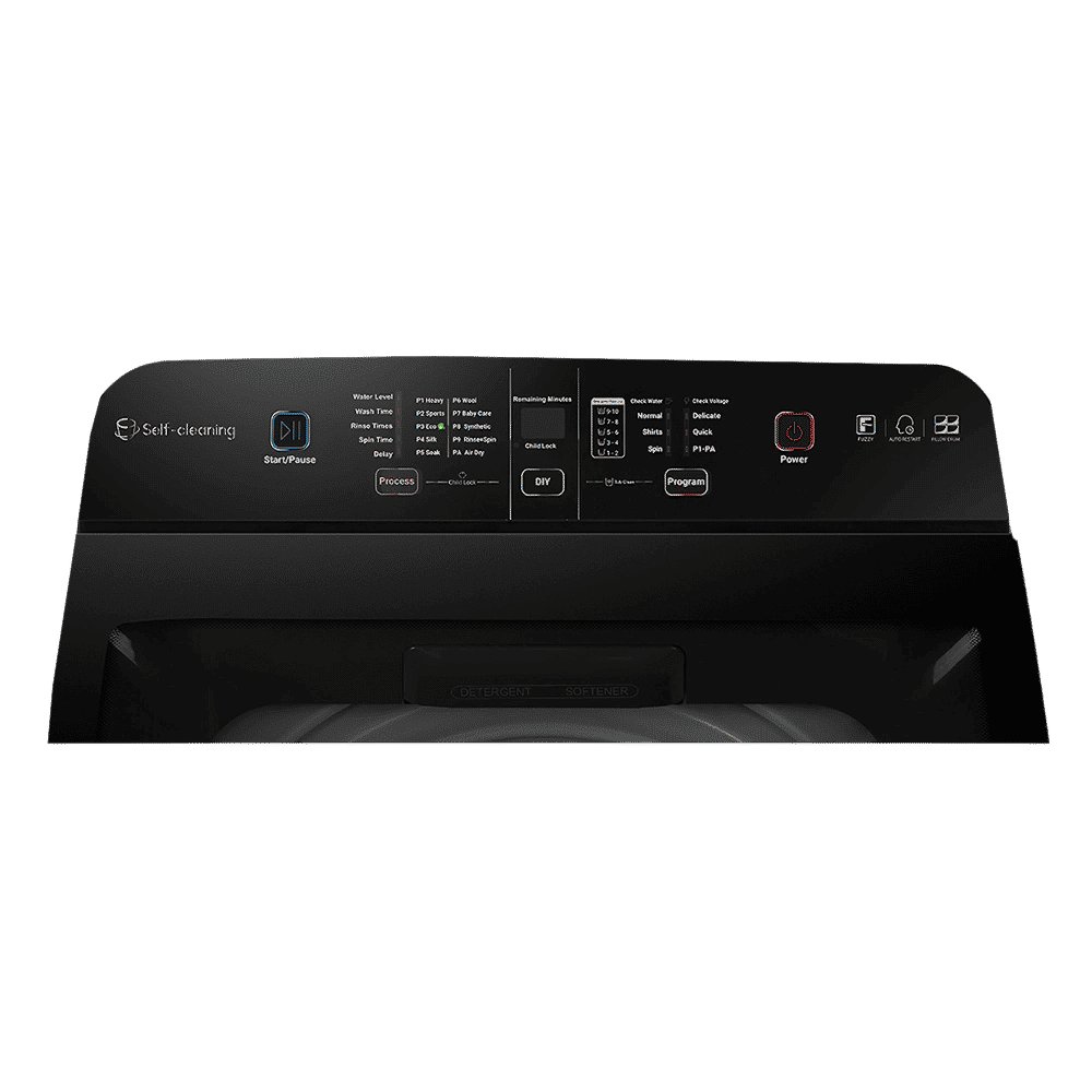 Haier 9 kg 5 Star Fully Automatic Top Load Washing Machine (HSW90-678ES8, Air Dry, Dark Jade Silver)