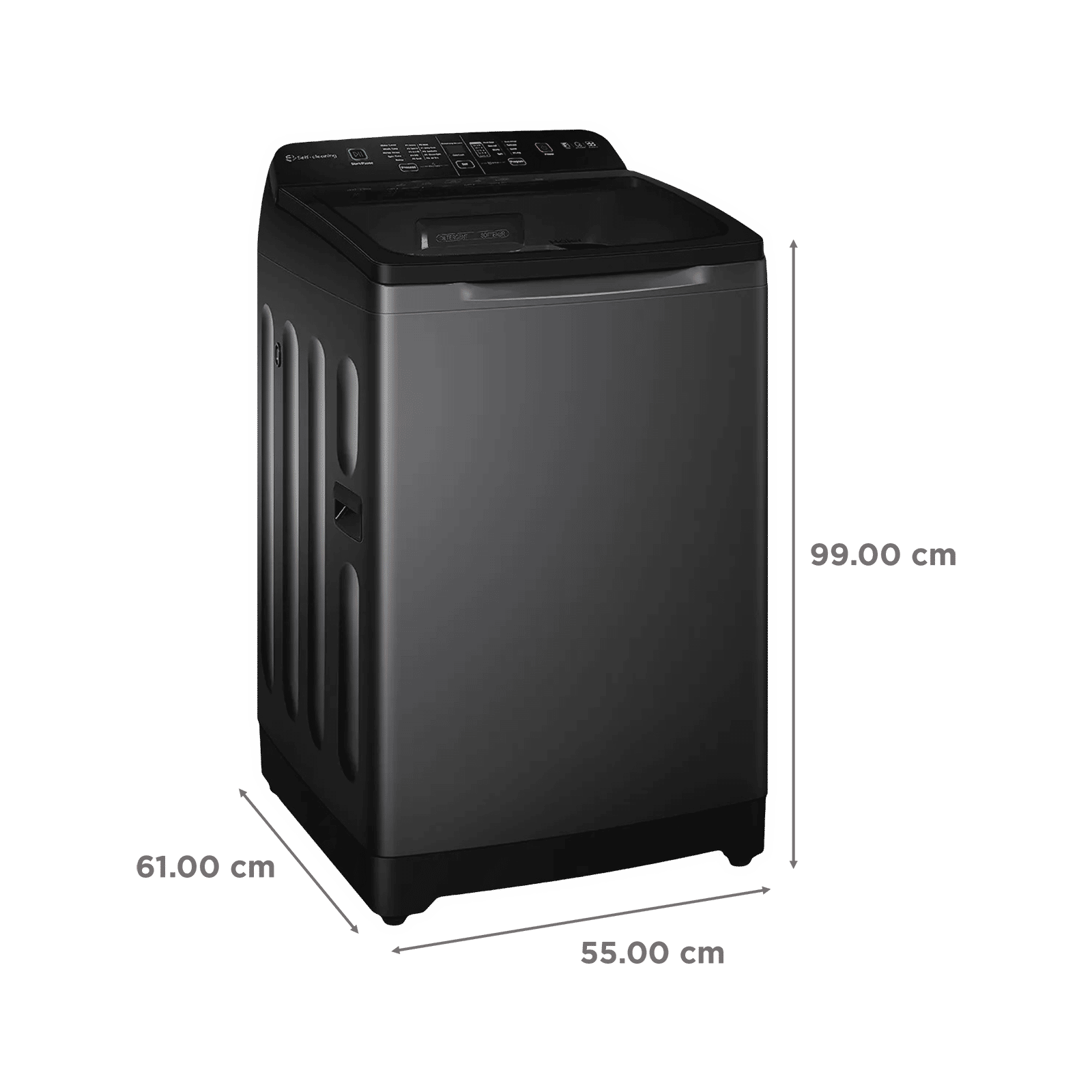 Haier 9 kg 5 Star Fully Automatic Top Load Washing Machine (HSW90-678ES8, Air Dry, Dark Jade Silver)