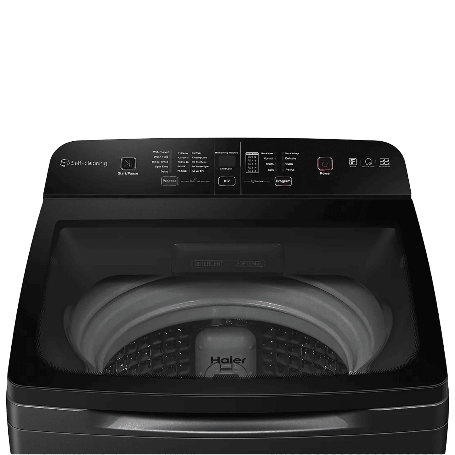 Haier 9 kg 5 Star Fully Automatic Top Load Washing Machine (HSW90-678ES8, Air Dry, Dark Jade Silver)