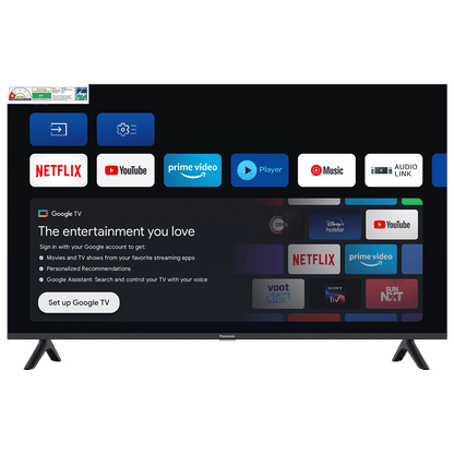 Panasonic MS Series 80 cm (32 inch) HD LED Smart Google TV with Dolby Digital Audio