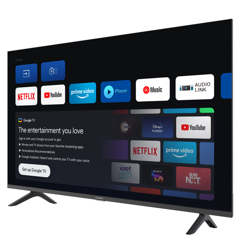 Panasonic MS Series 80 cm (32 inch) HD LED Smart Google TV with Dolby Digital Audio