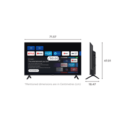 Panasonic MS Series 80 cm (32 inch) HD LED Smart Google TV with Dolby Digital Audio