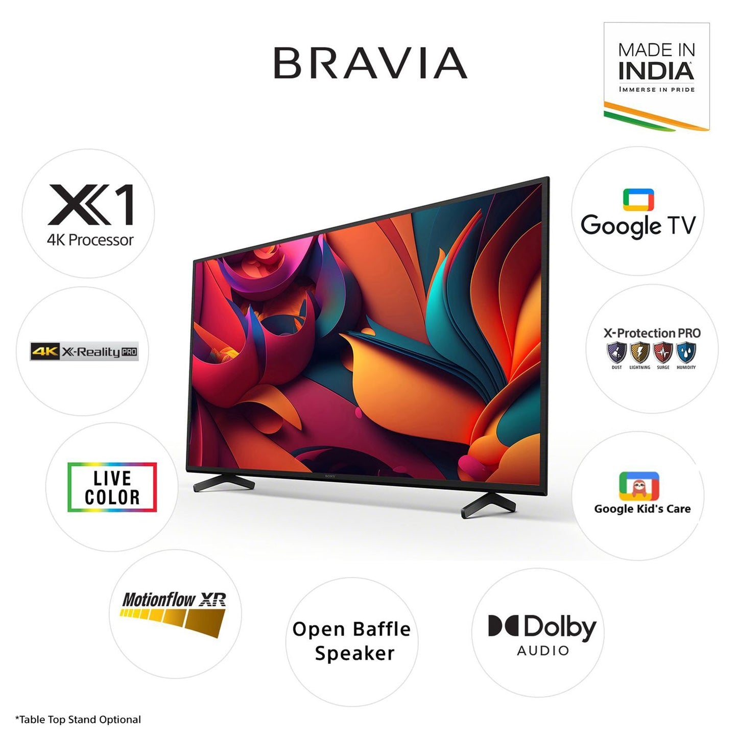 SONY X64L 108 cm (43 inch) 4K Ultra HD LED Google TV with High Dynamic Range (2023 Model)