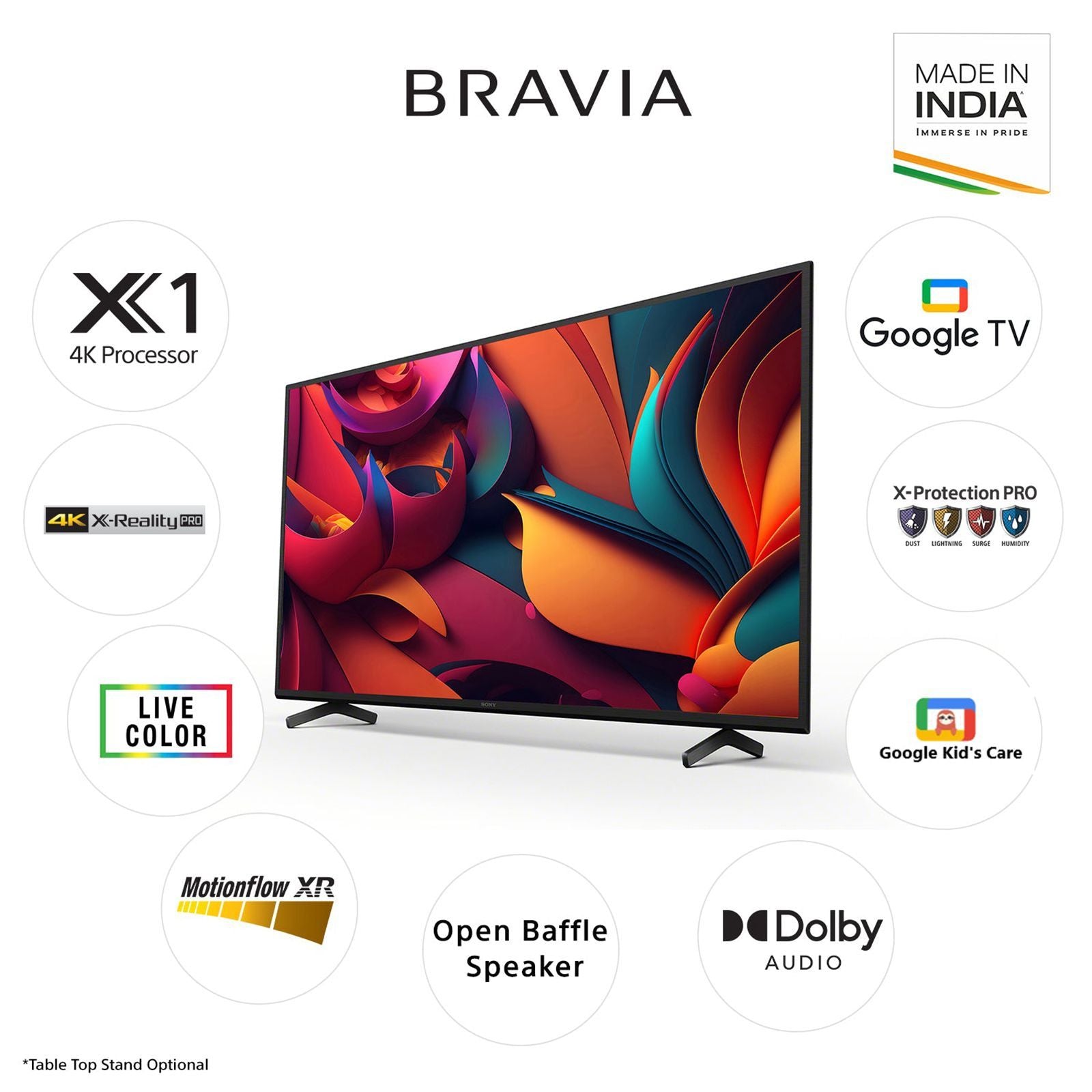 SONY X64L 108 cm (43 inch) 4K Ultra HD LED Google TV with High Dynamic Range (2023 Model)