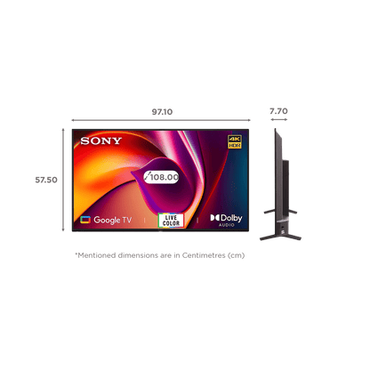 SONY X64L 108 cm (43 inch) 4K Ultra HD LED Google TV with High Dynamic Range (2023 Model)