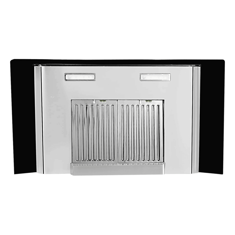 FABER HOOD ELLORA 3D IN HC SC BF BK 60cm 1400m3/hr Ductless Auto Clean Wall Mounted Chimney with Baffle Filter (Black)