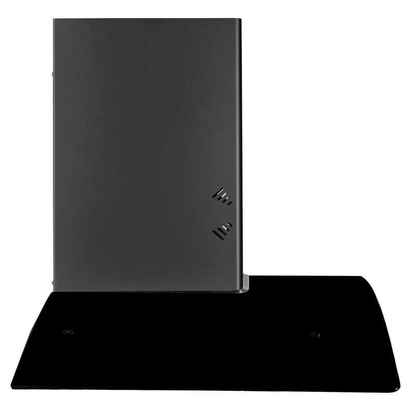 FABER Hood Ellora 3D IN HC SC BF BK 90cm 1400m3/hr Ducted Auto Clean Wall Mounted Chimney with Baffle Filter (Black)