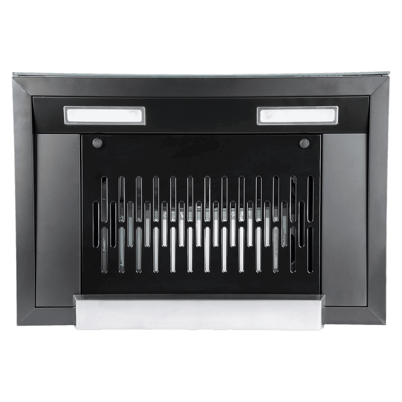 FABER HOOD CYGNUS IN 3D HC SC FL BK 60cm 1350m3/hr Ducted Auto Clean Wall Mounted Chimney with Odor Sensor (Black)