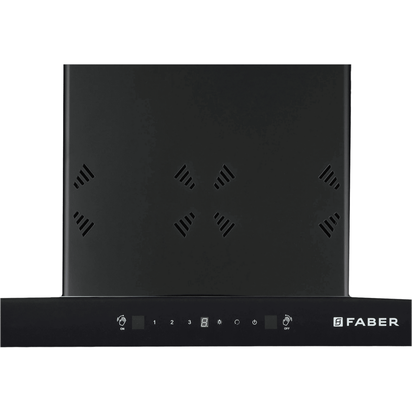 FABER HOOD CYGNUS IN 3D HC SC FL BK 60cm 1350m3/hr Ducted Auto Clean Wall Mounted Chimney with Odor Sensor (Black)