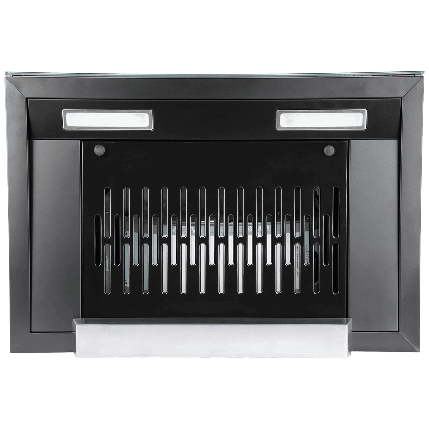 FABER HOOD CYGNUS IN 3D HC SC FL BK 60cm 1350m3/hr Ducted Auto Clean Wall Mounted Chimney with Odor Sensor (Black)