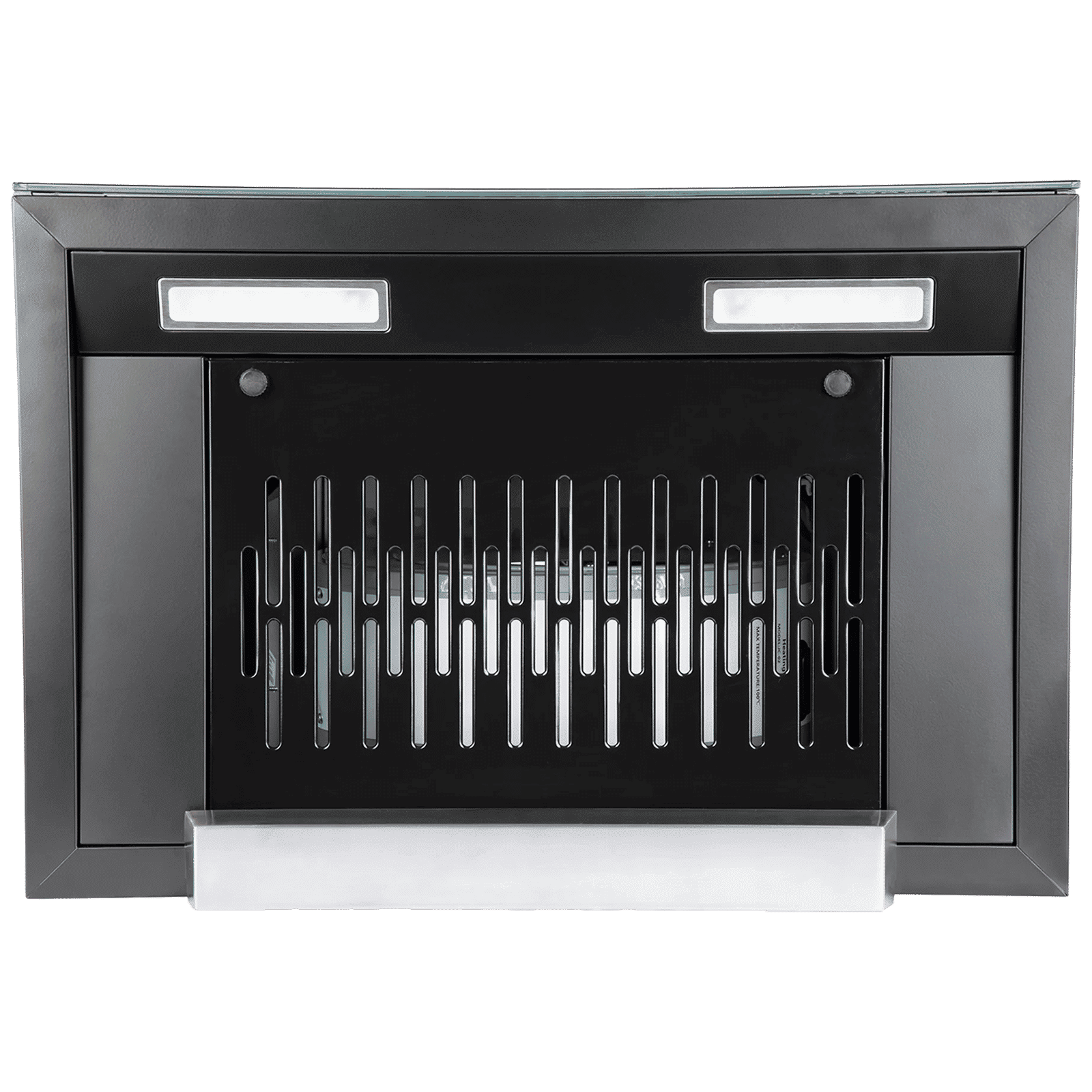 FABER HOOD CYGNUS IN 3D HC SC FL BK 60cm 1350m3/hr Ducted Auto Clean Wall Mounted Chimney with Odor Sensor (Black)