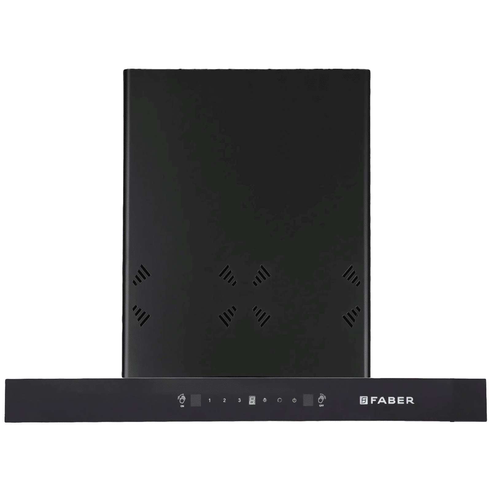 FABER HOOD CYGNUS IN 3D HC SC FL BK 75cm 1400m3/hr Ducted Auto Clean Wall Mounted Chimney with Odor Sensor (Black)