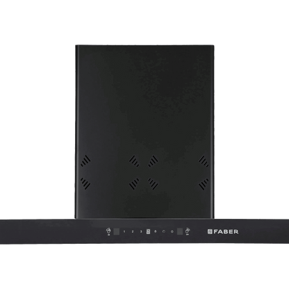 FABER HOOD CYGNUS IN 3D HC SC FL BK 75cm 1400m3/hr Ducted Auto Clean Wall Mounted Chimney with Odor Sensor (Black)
