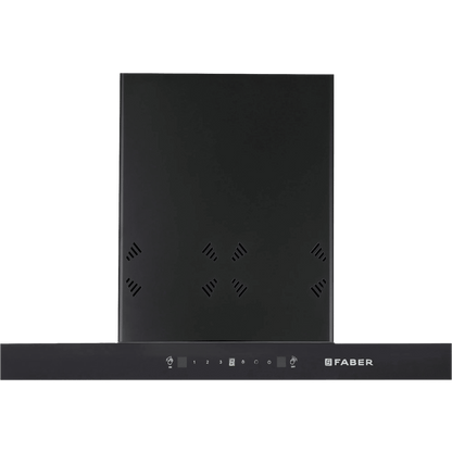 FABER HOOD CYGNUS IN 3D HC SC FL BK 90cm 1400m3/hr Ducted Auto Clean Wall Mounted Chimney with Odor Sensor (Black)