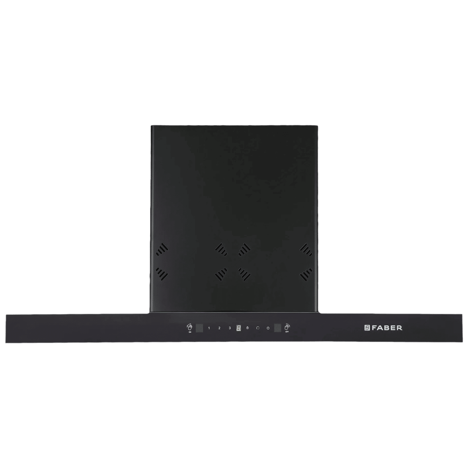 FABER HOOD CYGNUS IN 3D HC SC FL BK 90cm 1400m3/hr Ducted Auto Clean Wall Mounted Chimney with Odor Sensor (Black)