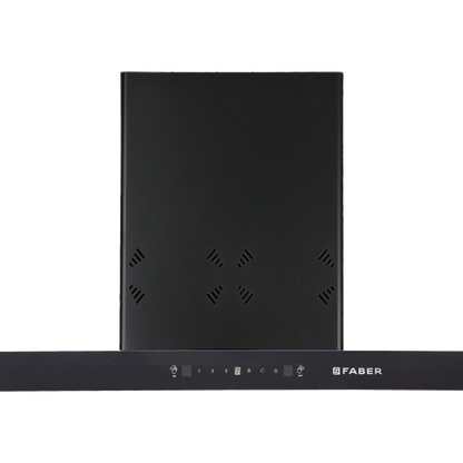 FABER HOOD CYGNUS IN 3D HC SC FL BK 90cm 1400m3/hr Ducted Auto Clean Wall Mounted Chimney with Odor Sensor (Black)