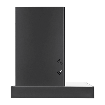 FABER HOOD CYGNUS IN 3D HC SC FL BK 90cm 1400m3/hr Ducted Auto Clean Wall Mounted Chimney with Odor Sensor (Black)