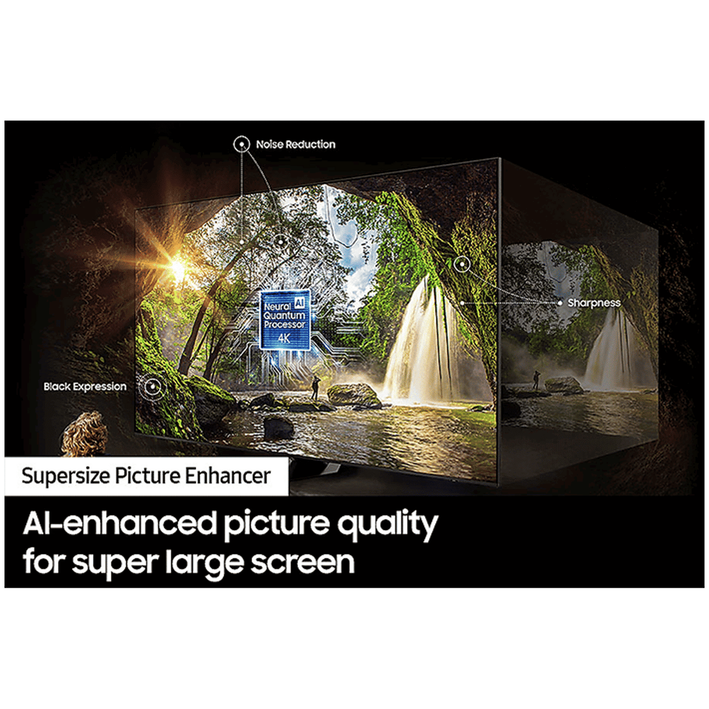 SAMSUNG 8 Series 247 cm (98 inch) QLED 4K Ultra HD Tizen TV with Dolby Atmos