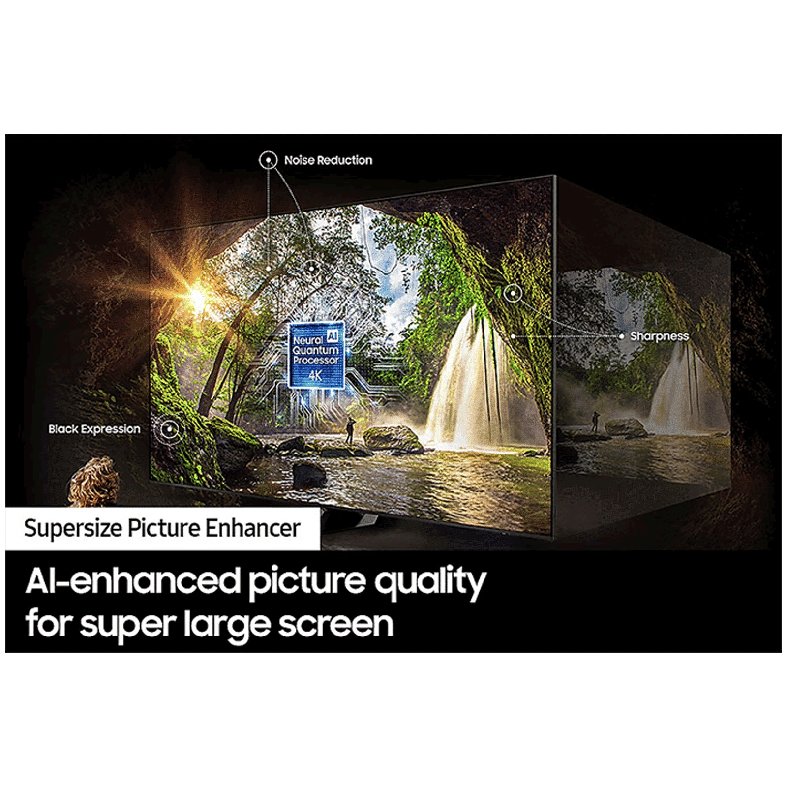 SAMSUNG 8 Series 247 cm (98 inch) QLED 4K Ultra HD Tizen TV with Dolby Atmos