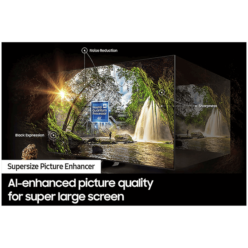 SAMSUNG 8 Series 247 cm (98 inch) QLED 4K Ultra HD Tizen TV with Dolby Atmos