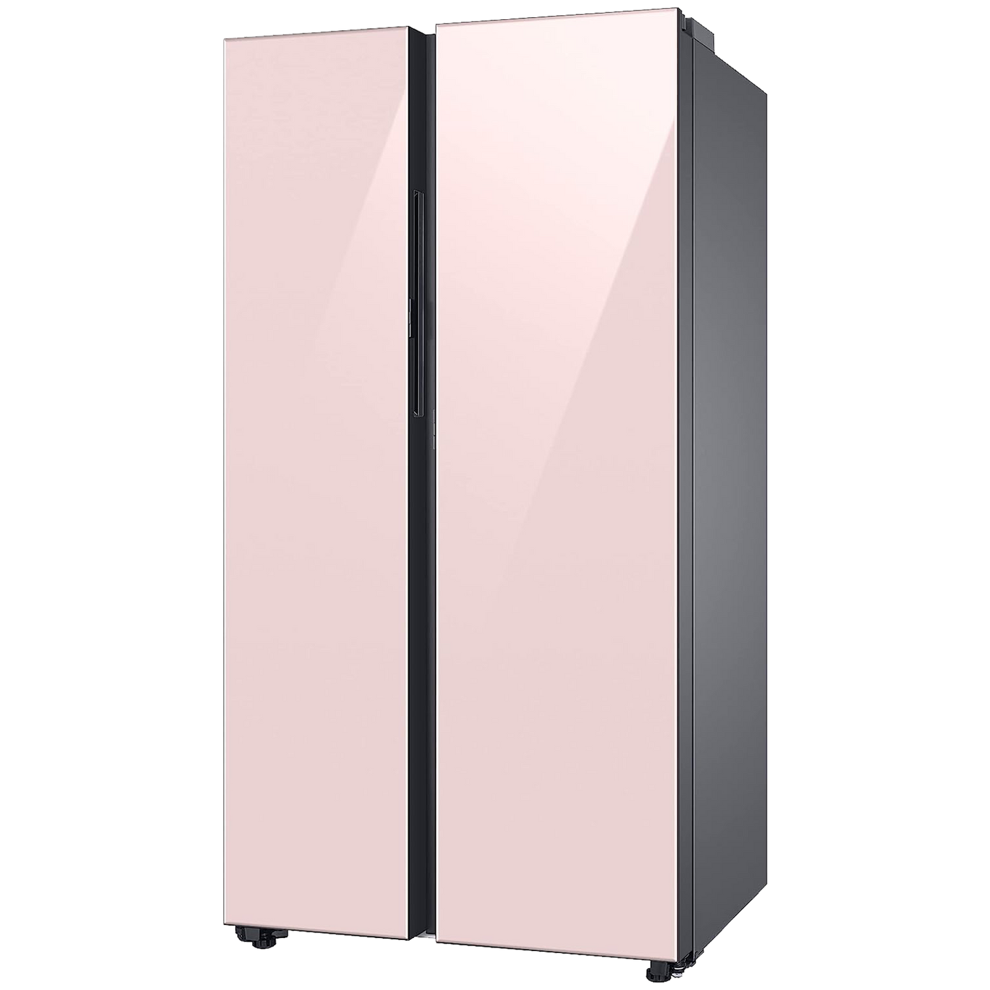 SAMSUNG 653 Litres 3 Star Frost Free Side by Side Door Smart Wi-Fi Enabled Refrigerator with Twin Cooling Plus (RS76CB81A3P0HL, Clean Pink)