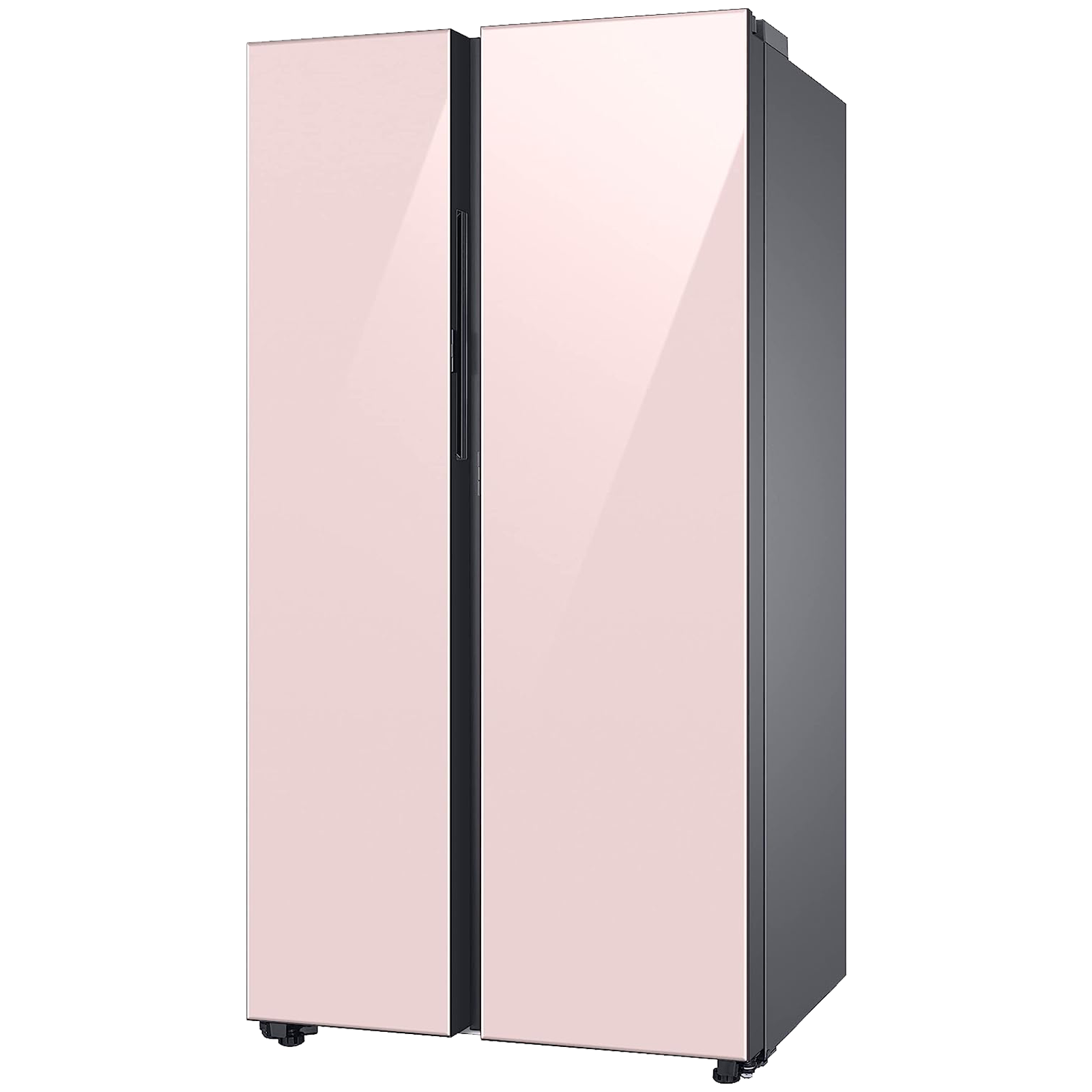 SAMSUNG 653 Litres 3 Star Frost Free Side by Side Door Smart Wi-Fi Enabled Refrigerator with Twin Cooling Plus (RS76CB81A3P0HL, Clean Pink)