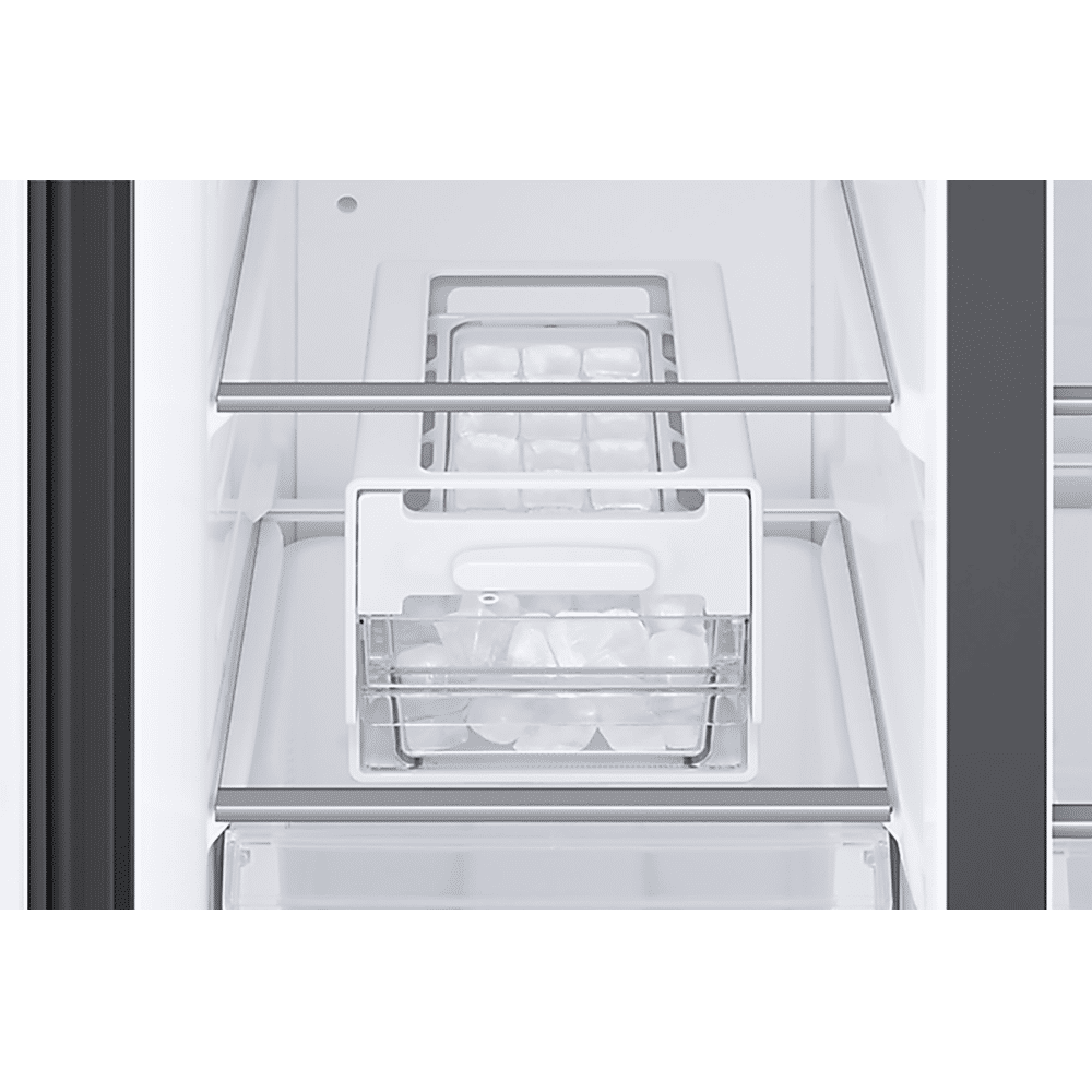 SAMSUNG 653 Litres 3 Star Frost Free Side by Side Door Smart Wi-Fi Enabled Refrigerator with Twin Cooling Plus (RS76CB81A3P0HL, Clean Pink)