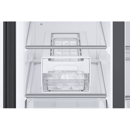 SAMSUNG 653 Litres 3 Star Frost Free Side by Side Door Smart Wi-Fi Enabled Refrigerator with Twin Cooling Plus (RS76CB81A3P0HL, Clean Pink)