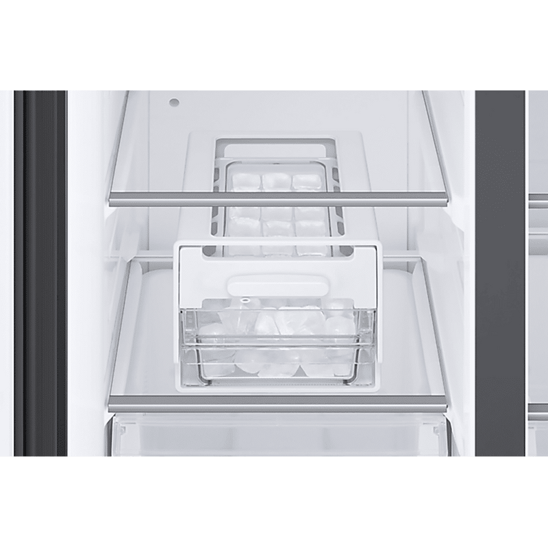 SAMSUNG 653 Litres 3 Star Frost Free Side by Side Door Smart Wi-Fi Enabled Refrigerator with Twin Cooling Plus (RS76CB81A3P0HL, Clean Pink)