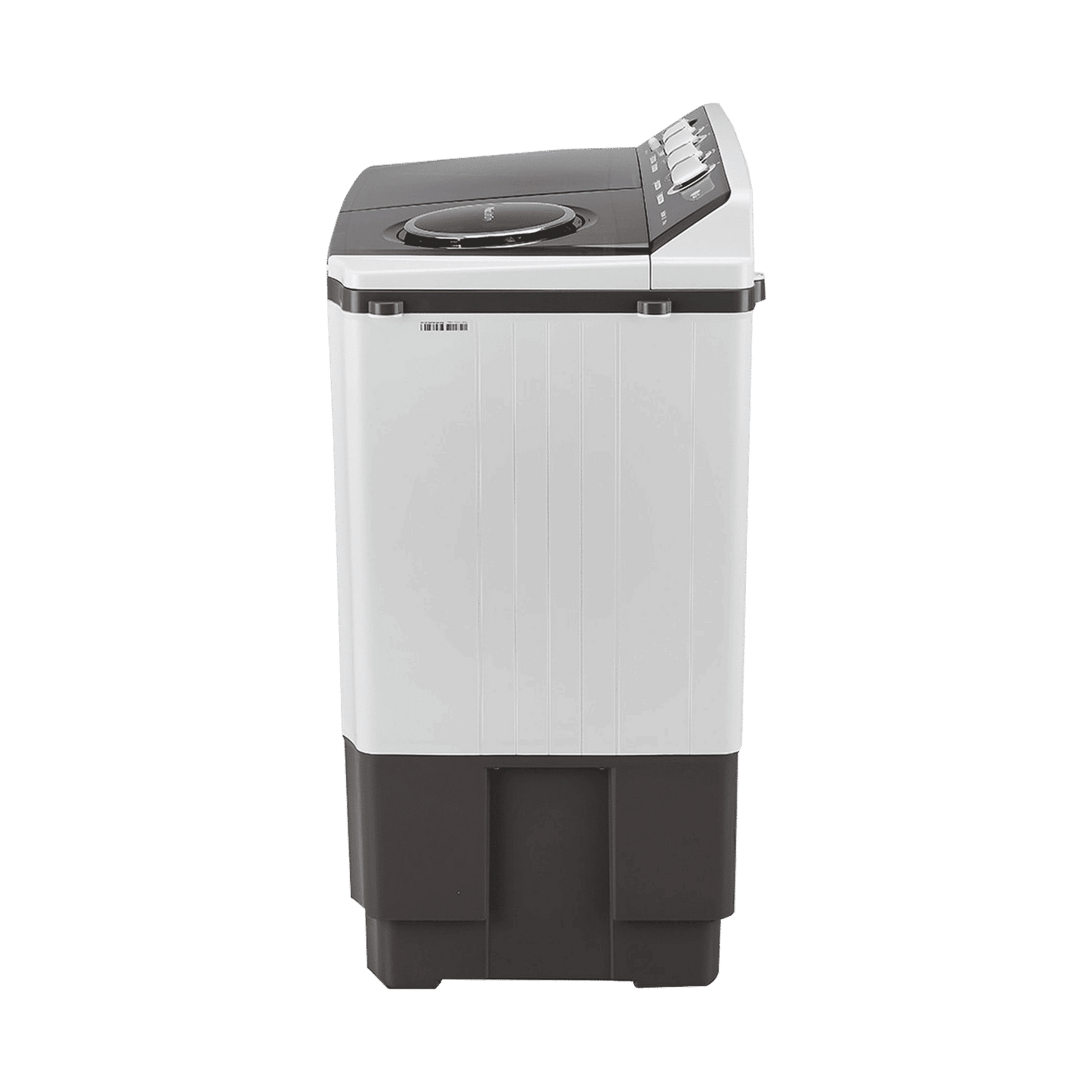 LG 9.5 kg 5 Star Semi Automatic Washing Machine with Roller Jet Pulsator (P955ASGAZ.ADGQEIL, Dark Grey)