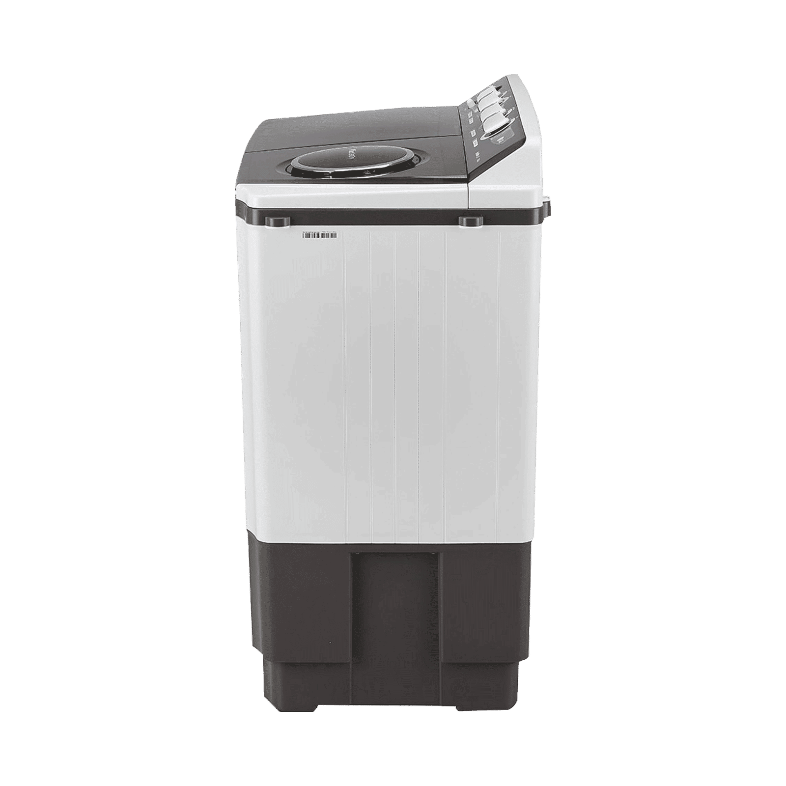 LG 9.5 kg 5 Star Semi Automatic Washing Machine with Roller Jet Pulsator (P955ASGAZ.ADGQEIL, Dark Grey)