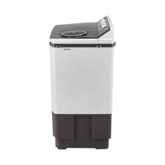 LG 9.5 kg 5 Star Semi Automatic Washing Machine with Roller Jet Pulsator (P955ASGAZ.ADGQEIL, Dark Grey)