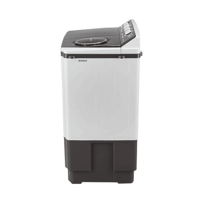 LG 9.5 kg 5 Star Semi Automatic Washing Machine with Roller Jet Pulsator (P955ASGAZ.ADGQEIL, Dark Grey)