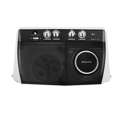 LG 9.5 kg 5 Star Semi Automatic Washing Machine with Roller Jet Pulsator (P955ASGAZ.ADGQEIL, Dark Grey)