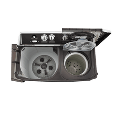 LG 9.5 kg 5 Star Semi Automatic Washing Machine with Roller Jet Pulsator (P955ASGAZ.ADGQEIL, Dark Grey)