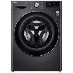 LG 9/5 kg 5 Star Fully Automatic Front Load Washer Dryer(FHD0905STB.ABLQEIL, In-built Heater, Black)