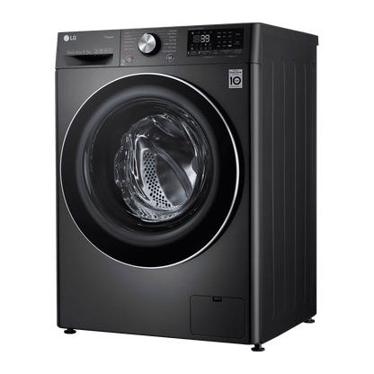 LG 9/5 kg 5 Star Fully Automatic Front Load Washer Dryer(FHD0905STB.ABLQEIL, In-built Heater, Black)