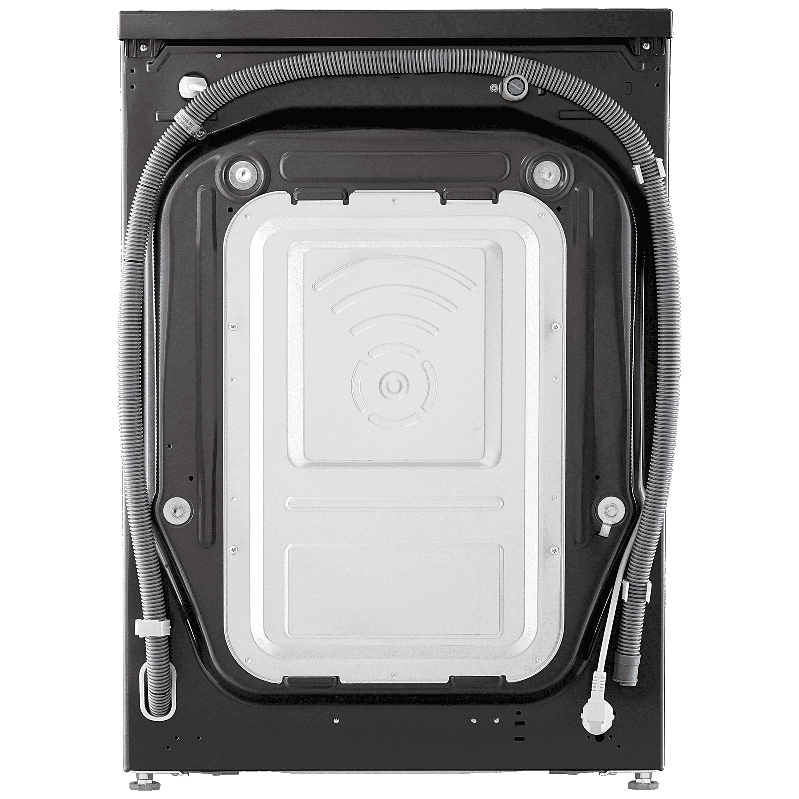 LG 9/5 kg 5 Star Fully Automatic Front Load Washer Dryer(FHD0905STB.ABLQEIL, In-built Heater, Black)