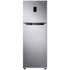 SAMSUNG 322 Litres 2 Star Frost Free Double Door Convertible Refrigerator with Twin Cooling Plus Technology (RT37C4522S8/HL, Elegant Inox)