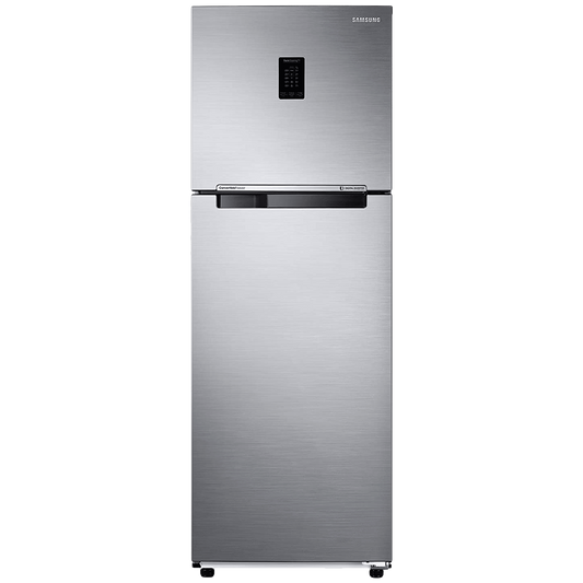 SAMSUNG 322 Litres 2 Star Frost Free Double Door Convertible Refrigerator with Twin Cooling Plus Technology (RT37C4522S8/HL, Elegant Inox)