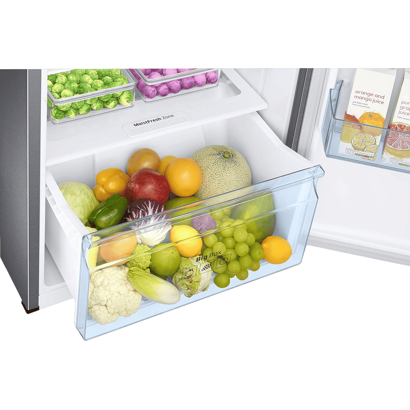 SAMSUNG 322 Litres 2 Star Frost Free Double Door Convertible Refrigerator with Twin Cooling Plus Technology (RT37C4522S8/HL, Elegant Inox)