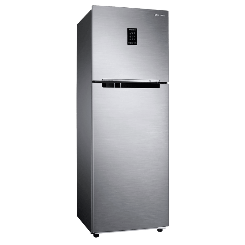 SAMSUNG 322 Litres 2 Star Frost Free Double Door Convertible Refrigerator with Twin Cooling Plus Technology (RT37C4522S8/HL, Elegant Inox)