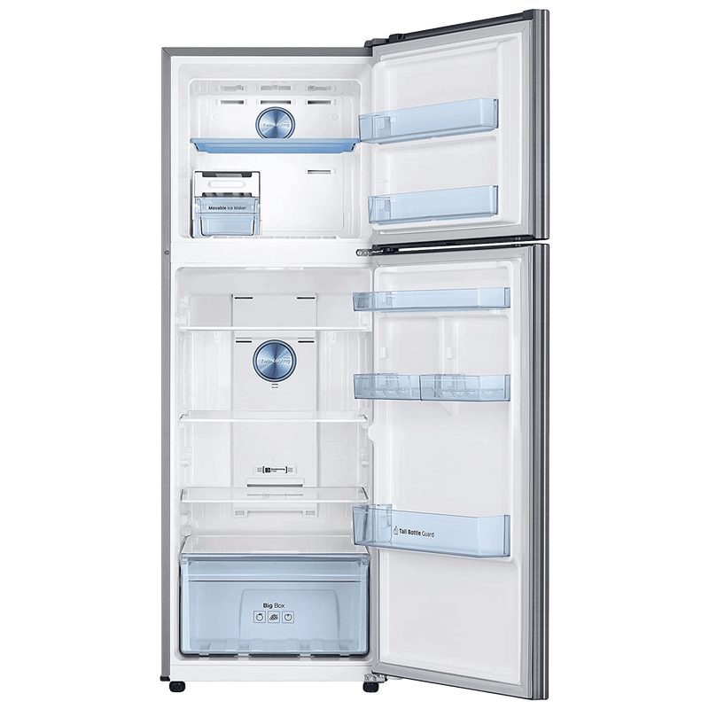 SAMSUNG 322 Litres 2 Star Frost Free Double Door Convertible Refrigerator with Twin Cooling Plus Technology (RT37C4522S8/HL, Elegant Inox)