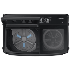 SAMSUNG 8 kg 5 Star Semi Automatic Washing Machine with Hexa Storm Pulsator (WT80B3560GB/TL, Dark Gray)