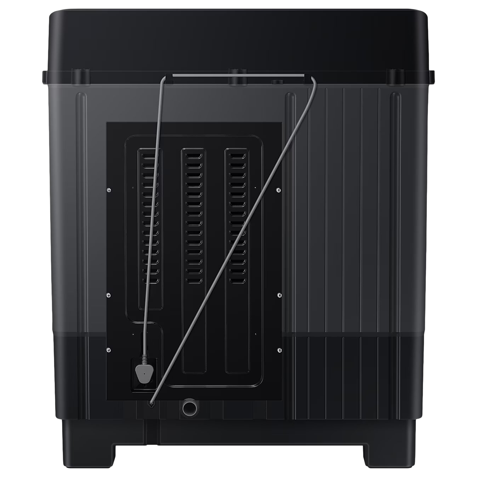 SAMSUNG 8 kg 5 Star Semi Automatic Washing Machine with Hexa Storm Pulsator (WT80B3560GB/TL, Dark Gray)