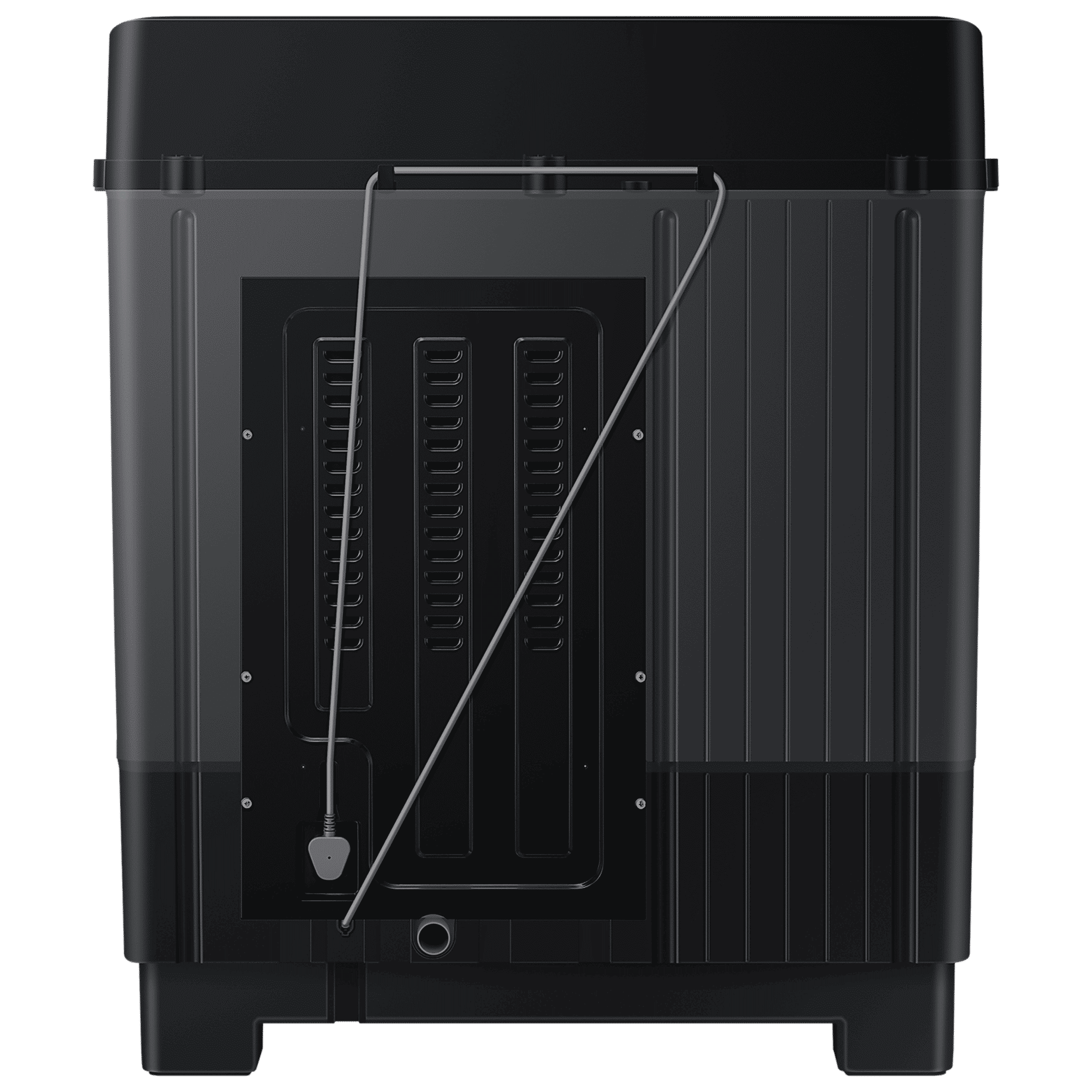 SAMSUNG 9 kg 5 Star Semi Automatic Washing Machine with Hexa Storm Pulsator (WT90B3560RB/TL, Dark Gray)